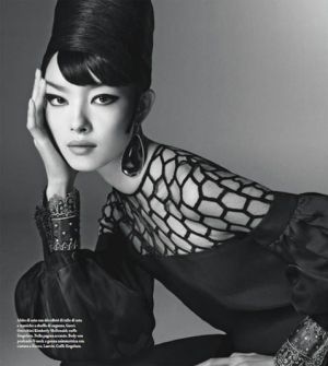 Fei Fei Sun by Steven Meisel for Vogue Italia January 2013